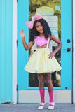 Vintage Barbie Panel Romper