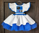 R2d2 hand painted pinafore