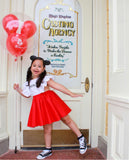 Custom Mouseketeer pinny