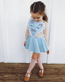 Hand Painted Bunny Heart Romper