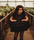 Tulled up solid pinny
