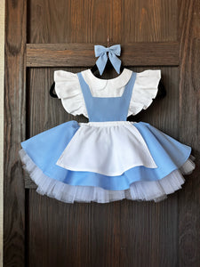 Belle dress with matching bow