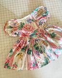 Vintage floral spring dress